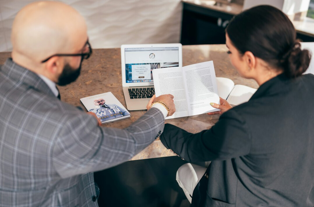 business professionals in meeting
